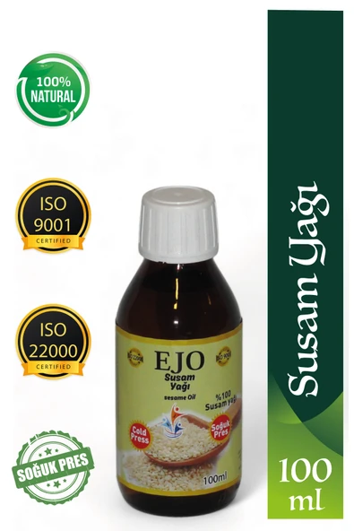 EJO SOĞUK SIKIM SUSAM YAĞI/ %100 SAF VE DOĞAL SUSAM YAĞI ürün görseli 1