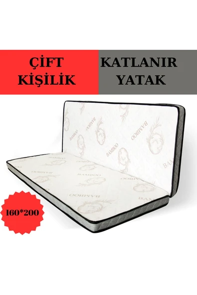 Divan Hemnes Uyumlu Katlanır Ortopedik Bamboo Sünger Yatak Yeni Ürün ürün görseli 1