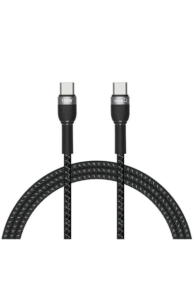 Type-c To Data Hızlı Şarj Kablosu 100 Wat Hasır Usb Iki Ucu Type C Kablo 1 Metre Bağlantı Kablosu ürün görseli 1