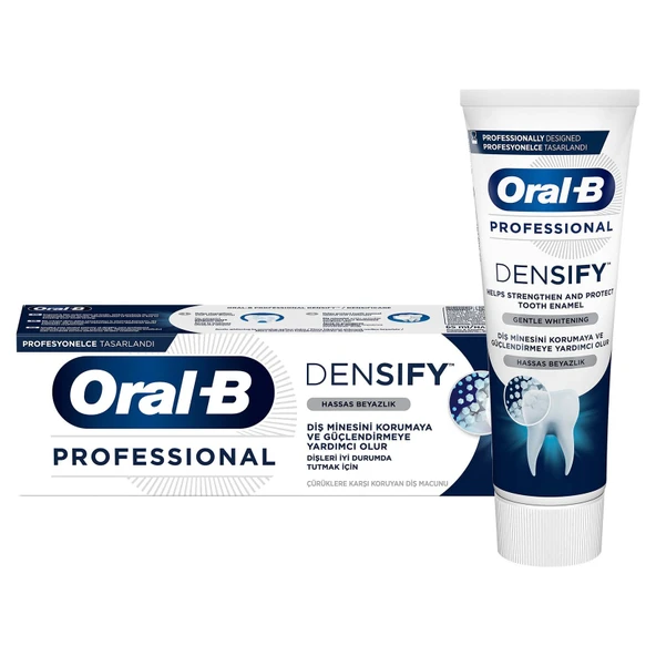 Oral-B Pro Densıfy Hassas Beyazlık Diş Macunu 65 ml 3 Adet ürün görseli 1