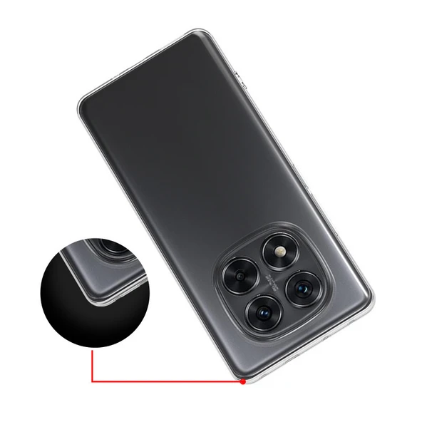 Xiaomi Redmi Note 14 Pro Plus Kamera Korumalı Süper Silikon Kapak - Resim 4