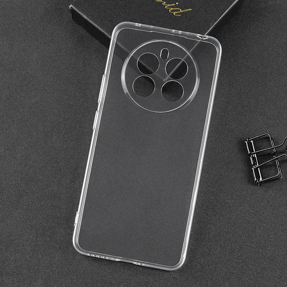 Realme 12 Plus Kamera Korumalı Süper Silikon Kapak - Resim 2