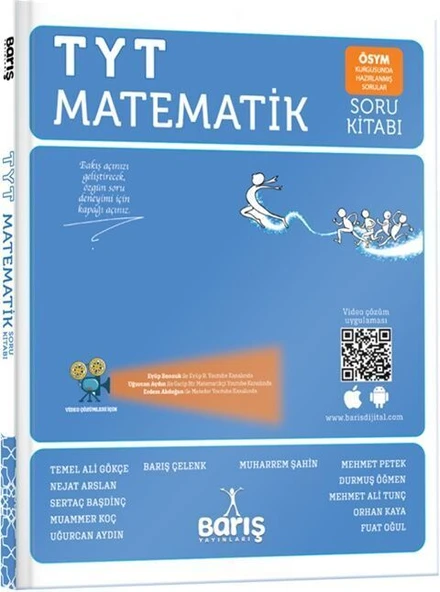 Barış YKS TYT Matematik Soru Bankası Kitabı Çözümlü - Barış Çelenk Barış Yayınları ürün görseli 1