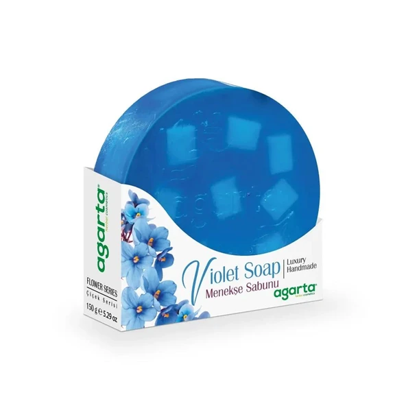 AGARTA DOĞAL ÇİÇEK BAHÇESİ SABUNU MENEKŞE 150 GR ürün görseli 1