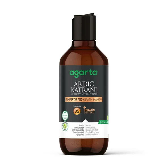 AGARTA DOĞAL ARDIÇ KATRANI VE KERATİN ŞAMPUANI 400 ML ürün görseli 1