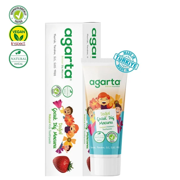 AGARTA DOGAL DİŞ MACUNU ÇOCUK 75 ML. ürün görseli 1
