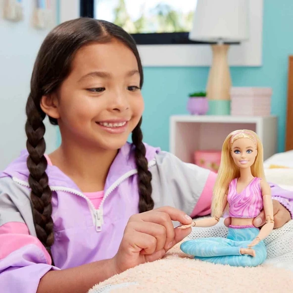 Barbie Sonsuz Hareket Bebeği - MATE-HRH27 - Resim 7