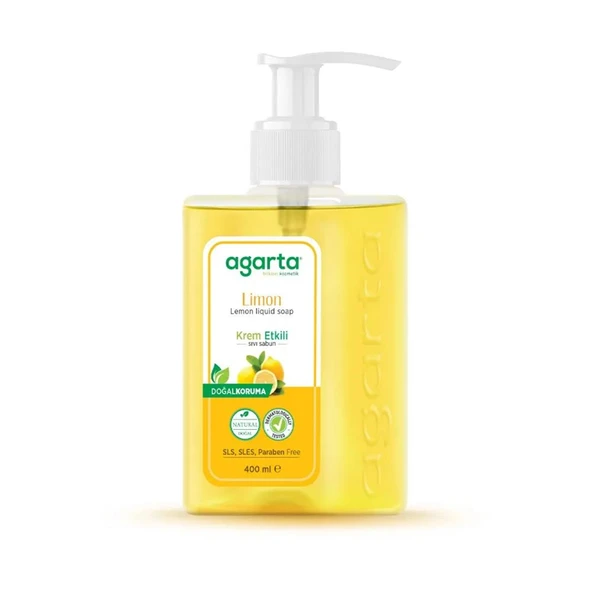 AGARTA DOĞAL LİMON SIVI SABUN 400 ML ürün görseli 1