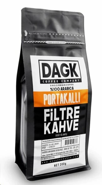 DAGK PORTAKALLI FİLTRE KAHVE 200 GR ürün görseli 1