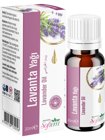 SOFTEM LAVANTA YAĞI 20 ML ürün görseli 1