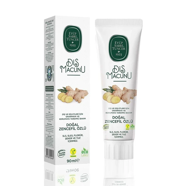 EST DOĞAL ZENCEFİL ÖZLÜ DİŞ MACUNU 90 ML ürün görseli 1