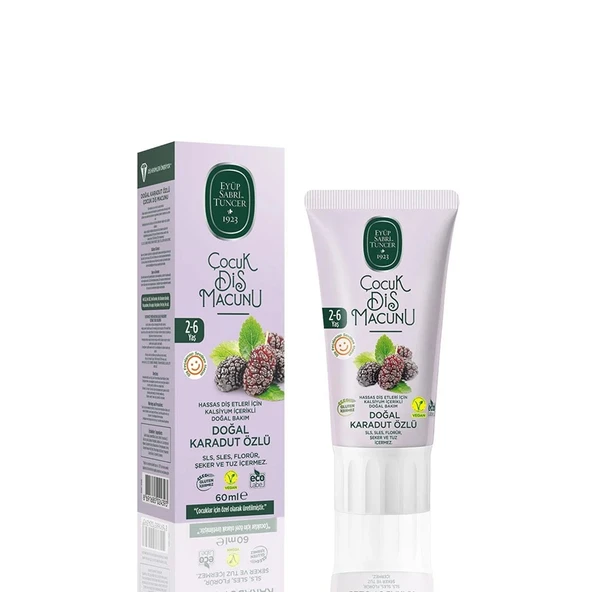 EST DOĞAL KARADUT ÖZLÜ ÇOCUK DİŞ MACUNU 60 ML ürün görseli 1