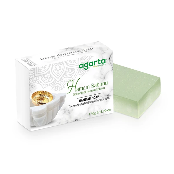 AGARTA DOĞAL EL YAPIMI HAMAM SABUNU 150 GR. ürün görseli 1