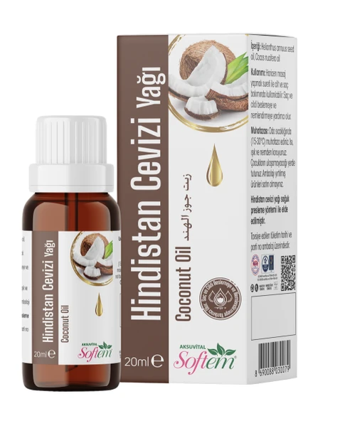 SOFTEM HİNDİSTAN CEVİZİ YAĞI 20 ML ürün görseli 1