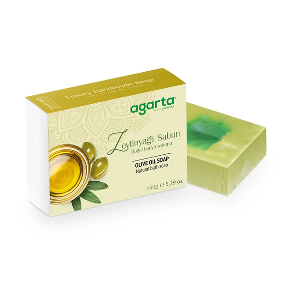 AGARTA DOĞAL EL YAPIMI ZEYTİNYAĞLI SABUNU 150 GR. ürün görseli 1