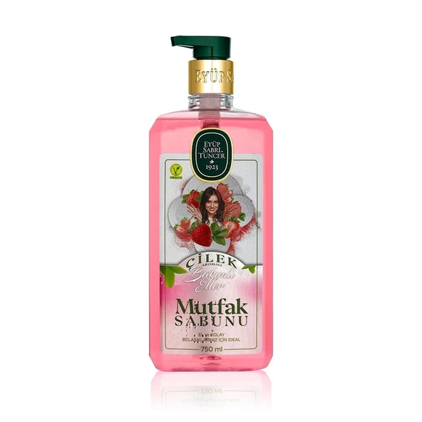 EST MUTFAK SABUNU ÇİLEK SIVI SABUN 750 ML PET ŞİŞE ürün görseli 1