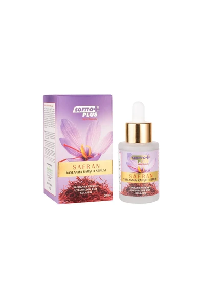 SOFTTO PLUS SAFRAN YAŞLANMA KARŞITI SERUM 30 ML ürün görseli 1