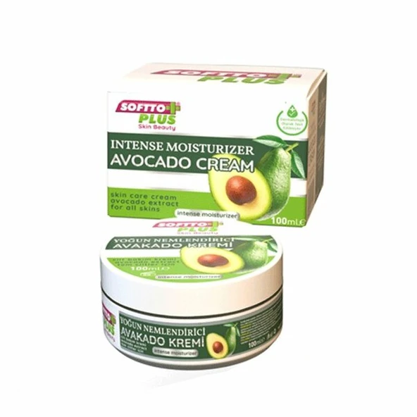 SOFTTO PLUS AVAKADO NEMLENDİRİCİ KREM 100 ML ürün görseli 1