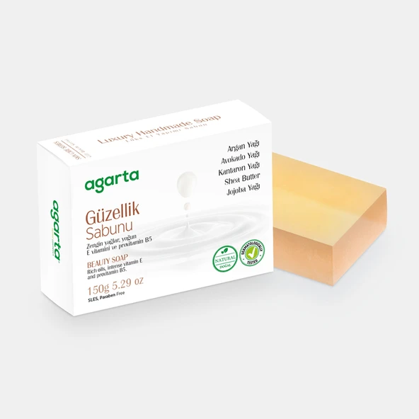 AGARTA DOĞAL CİLT BAKIM GÜZELLİK SABUNU 150 GR. ürün görseli 1