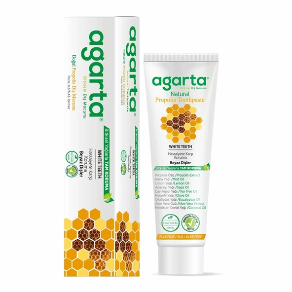AGARTA DOĞAL DİŞ MACUNU PROPOLİS 100 ML. ürün görseli 1