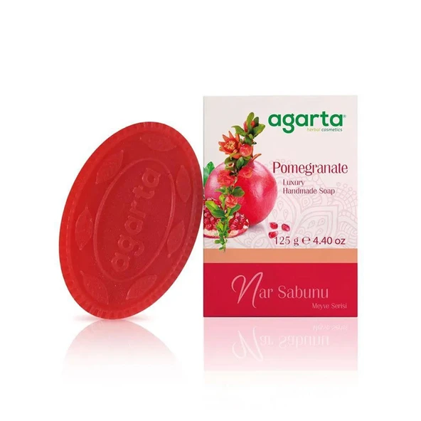 AGARTA DOĞAL MEYVE BAHÇESİ SABUNU NAR 125 GR ürün görseli 1