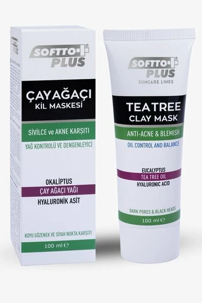 SOFTTO PLUS ÇAY AĞACI KİL MASKESİ 100 ML ürün görseli 1