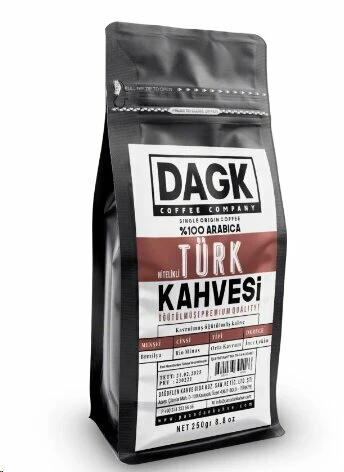 DAGK NİTELİKLİ TÜRK KAHVESİ 250 GR ürün görseli 1