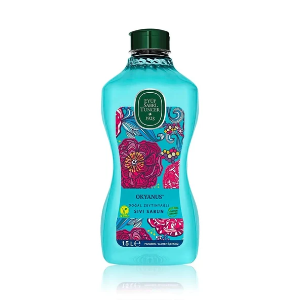 EST ZEYTİNYAĞLI SIVI SABUN OKYANUS 1,5 L PET ŞİŞE ürün görseli 1