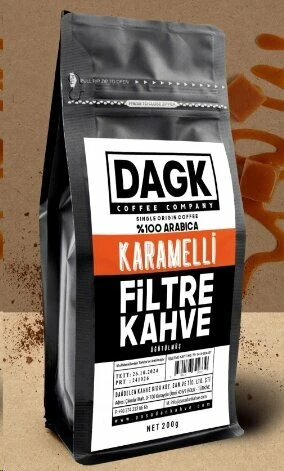 DAGK KARAMELLİ FİLTRE KAHVE 200 GR ürün görseli 1