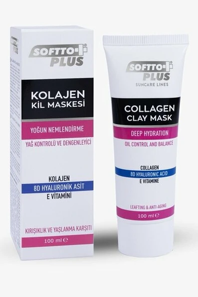 SOFTTO PLUS KOLAJEN KİL MASKESİ 100 ML ürün görseli 1