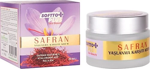 SOFTTO PLUS SAFRAN YAŞLANMA KARŞITI CİLT KREM 50 ML ürün görseli 1