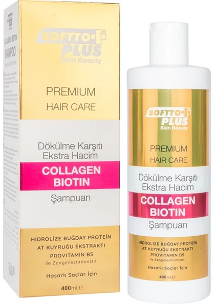 SOFTTO PLUS KOLAJEN & BİOTİN ŞAMPUAN 400 ML ürün görseli 1
