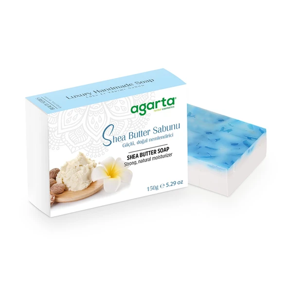 AGARTA DOĞAL EL YAPIMI SHEA BUTTER SABUNU 150 GR. ürün görseli 1