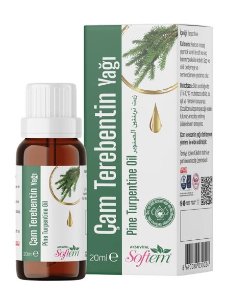 SOFTEM ÇAM TEREBENTİN YAĞI 20 ML ürün görseli 1
