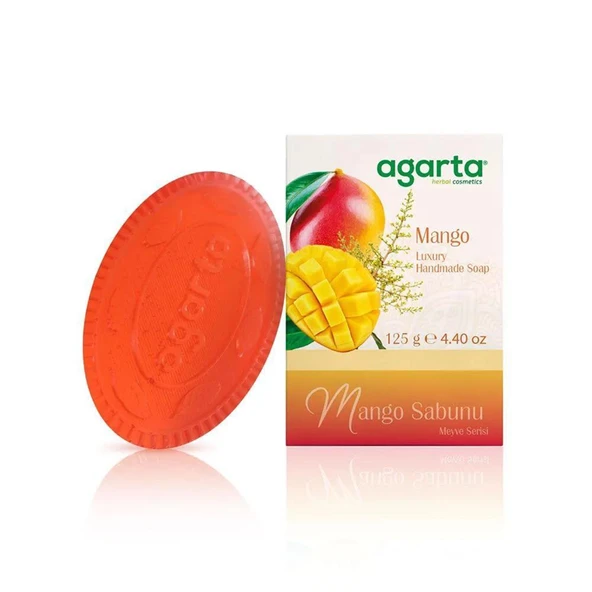 AGARTA DOĞAL MEYVE BAHÇESİ SABUNU MANGO 125 GR ürün görseli 1