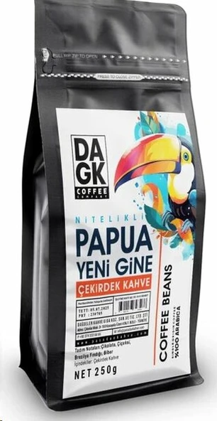 DAGK PAPUA YENİGİNE ÇEKİRDEK KAHVE 250GR ürün görseli 1