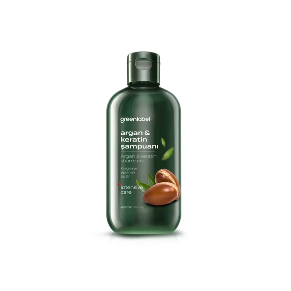 GREENLABEL ARGAN & KERATİN ŞAMPUANI 400 ML. ürün görseli 1