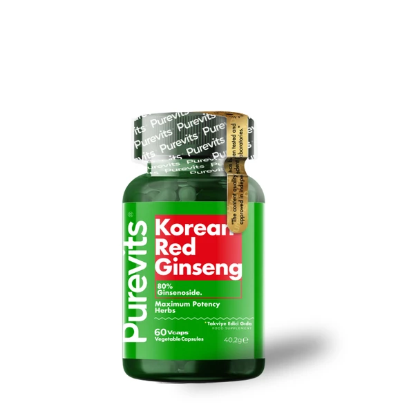 PUREVITS KOREAN GINSENG 60 V-CAPS ürün görseli 1