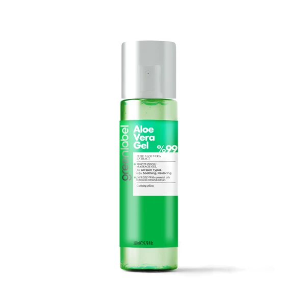 GREENLABEL ALOEVERA JELİ- % 99 ACTİVE ALOEVERA JEL 200 ML. ürün görseli 1