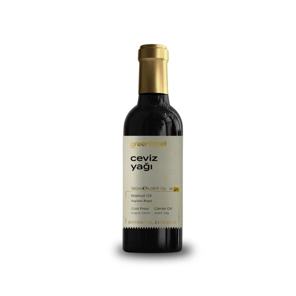 GREENLABEL CEVİZ YAĞI 180 ML. (SOĞUK SIKIM) ürün görseli 1