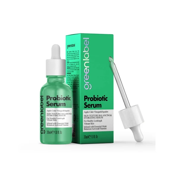 GREENLABEL PRE + PROBİYOTİK SERUM - ELMA SİRKESİ ÖZLÜ KARŞITI SERUM 30 ML. ürün görseli 1
