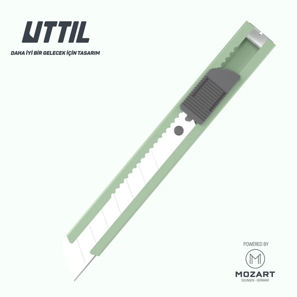 UTTIL PTUK08-SS Super Slim 18 mm Cep Tipi Maket Bıçağı ürün görseli 1