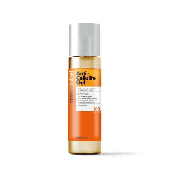 GREENLABEL SPİRULİNA & GİNSENG & CAFEİN EKSTRAKTLI VUCÜT JEL 200 ML. ürün görseli 1