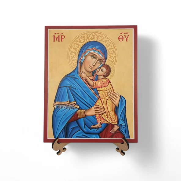 Mavi Madonna İkona ürün görseli 1