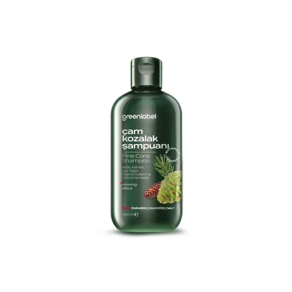 GREENLABEL ÇAM KOZALAK & ÇAY AĞACI ŞAMPUANI 400 ML. ürün görseli 1
