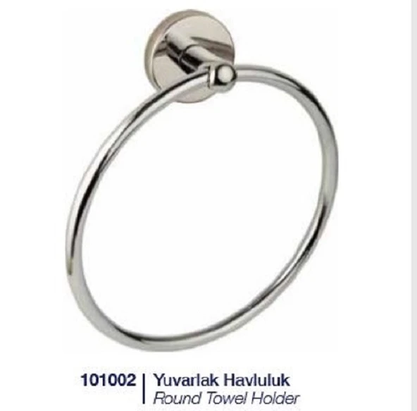 PRİMA YUVARLAK HAVLULUK KROM ürün görseli 1