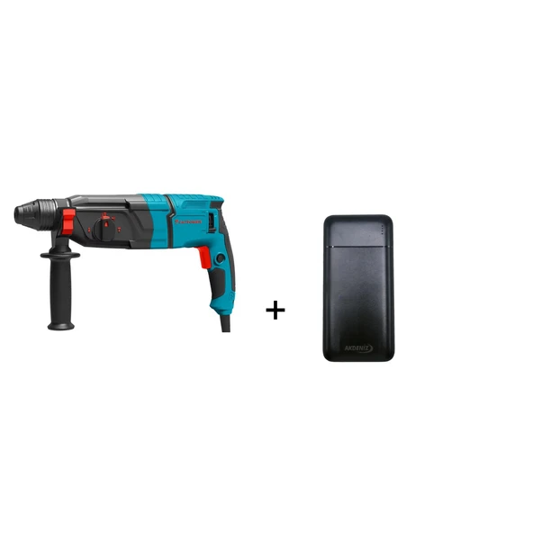 Catpower 5931SDS Plus 900W 3 KG Kırıcı Delici  + Akdeniz Taşınabilir Şarj Cihazı (Model: S125Q) ürün görseli 1