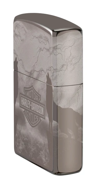 Zippo Harley Davidson Howling Wolves Dizayn Çakmak - Resim 7