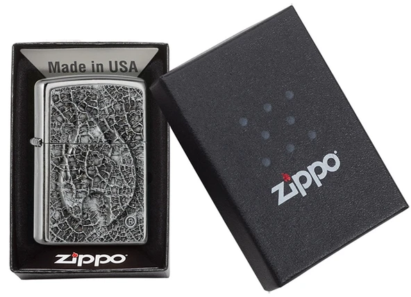 Zippo Flame Leaf Dizayn Çakmak - Resim 3