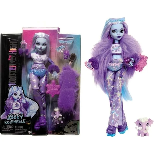 Orjinal Monster High Acayip Havalı Arkadaşlar Monster High Bebekler Abbey Bominable ürün görseli 1